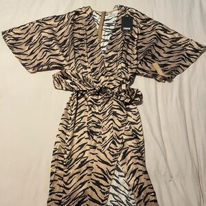 Reformation Hedi Silk Dress Rajah